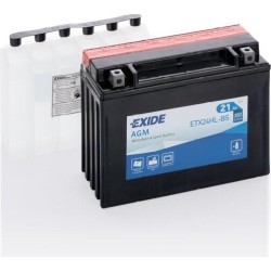 Bateria de mota Exide ETX24HL-BS 12V 21Ah 350A AGM - 1